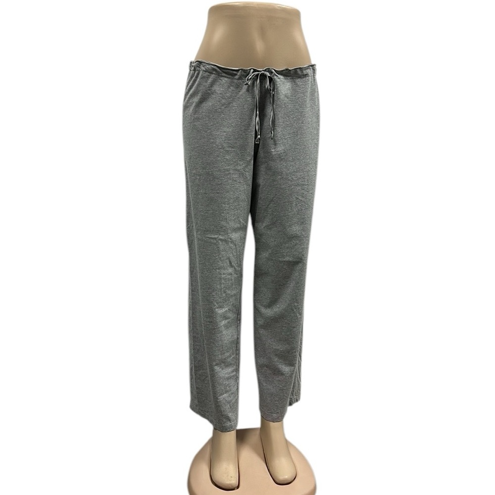 Victorias Secret Gray Wide Leg Drawstring Loungewear Pajama PJ Pants Womens XL
